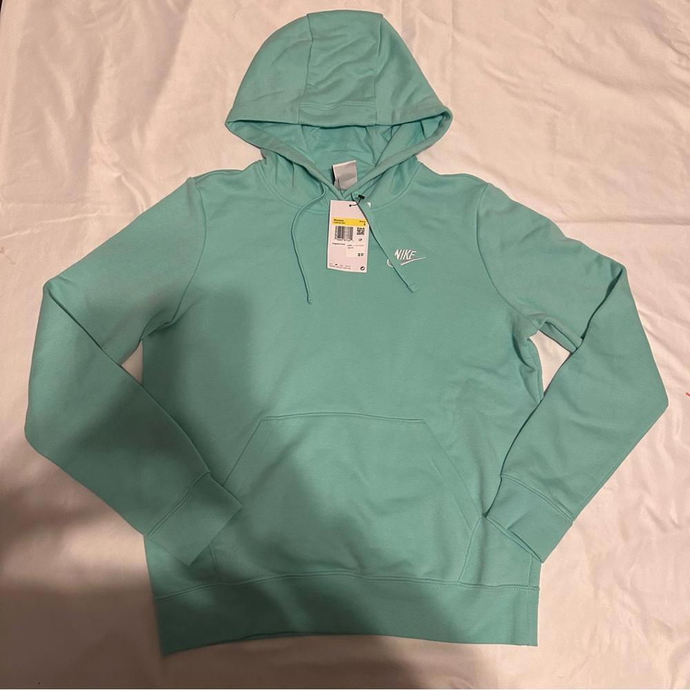 NIKE Teal Pullover Hoodie